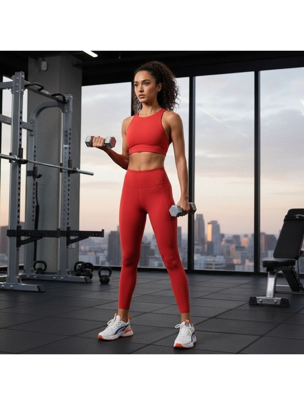 Outdoor voices red sports bra size XS